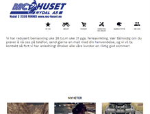 Tablet Screenshot of mc-huset.no