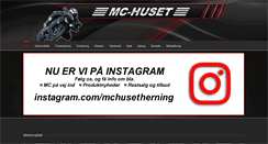 Desktop Screenshot of mc-huset.dk